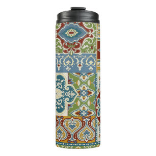 Damask Patchwork: Kleurrijke Turkse Vintage. Thermosbeker