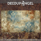 Damask Patina #1 Decoupage Tissuepapier
