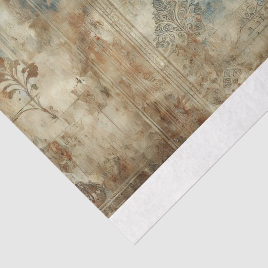 Damask Patina #1 Decoupage Tissuepapier (Detail)