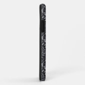 Damask Patroon Zwart Achtergrond-23961 Geïsoleerde Case-Mate iPhone Case (Achterkant/rechts)