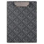 Damask Pattern Black Achtergrond-23961 Klembord (Voorkant)