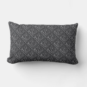 Damask Pattern Black Achtergrond-23961 Kussen