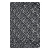 Damask Pattern Black Achtergrond-23961 Mini Klembord (Achterkant)