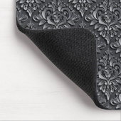 Damask Pattern Black Achtergrond-23961 Muismat (Hoek)