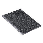 Damask Pattern Black Achtergrond-23961 Notitieboek (Rechterzijde)