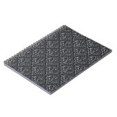 Damask Pattern Black Achtergrond-23961 Notitieboek (Linkerzijde)