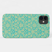 Damask Pattern, Blue Damask, French Damask Case-Mate iPhone Case (Achterkant (horizontaal))