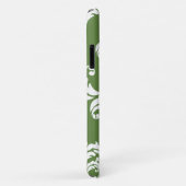 Damask Pattern, Green Damask, French Damask Case-Mate iPhone Case (Achterkant/rechts)