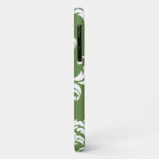 Damask Pattern, Green Damask, French Damask Case-Mate iPhone Case (Achterkant/links)
