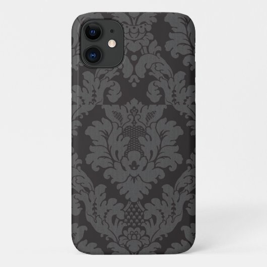 Damask Pattern, Grey Damask, French Damask Case-Mate iPhone Case (Achterkant)