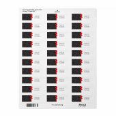 Damask Pattern, Grey Damask, French Damask Etiket (Full Sheet)