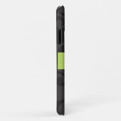 Damask Pattern, Grey Damask, Monogram Case-Mate iPhone Case (Achterkant/rechts)