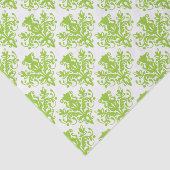 Damask Pattern - Marian Green Tissuepapier (Detail)