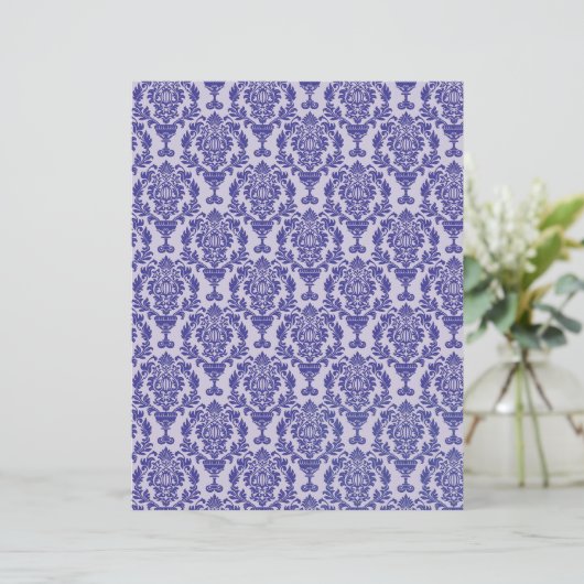 Damask Pattern Paper for crafting (Staand voorkant)