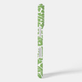 Damask Pattern - Pastel Green White Case-Mate iPhone Case (Achterkant / Rechts)