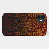 Damask Pattern, Red Damask, French Damask Case-Mate iPhone Case (Achterkant (horizontaal))