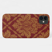 Damask Pattern, Red Damask, French Damask Case-Mate iPhone Case (Achterkant (horizontaal))