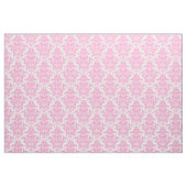 Damask Pattern - Roze op White Stof (Fat Quarter)