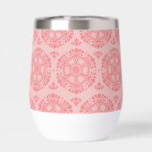 DAMASK PATTERN stijlvolle  koraal blush roze (Achterkant)