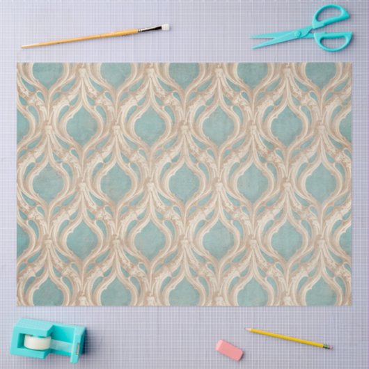 Damask Pattern Tissuepapier (Craft)