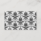 Damask Pattern Wrapped Visitekaartjes (Achterkant)