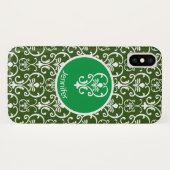 Damask Patterned Case-Mate iPhone Case (Achterkant (horizontaal))