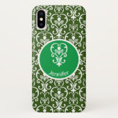 Damask Patterned Case-Mate iPhone Case (Achterkant)