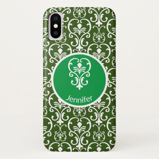 Damask Patterned Case-Mate iPhone Case (Achterkant)