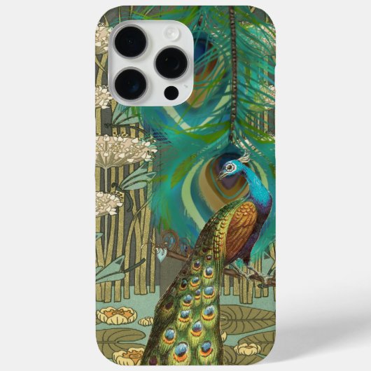 Damask Peacock & Veer kies Kleur Case-Mate iPhone Case (Achterkant)