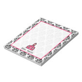 Damask Persoonlijk Notitieblok voor Leerkrachten (Linkerzijde)