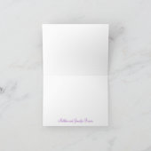 Damask Persoonlijke Kaart met Monogram (Binnen)