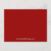 Damask Photo Save the Date Briefkaart (Achterkant)