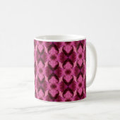 Damask Pink Hearts Koffiemok (Voorkant rechts)