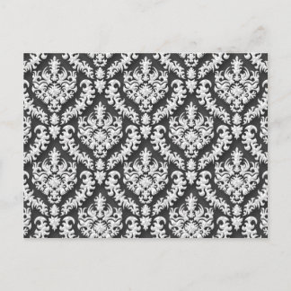 Damask Print in Grey - Prachtig! Briefkaart