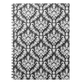 Damask Print in Grey - Prachtig! Notitieboek