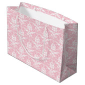Damask Print Large Gift Bag Groot Cadeauzakje (Achterkant Gekanteld)