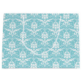 Damask Print Large Gift Bag Groot Cadeauzakje (Voorkant)
