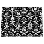 Damask Print Large Gift Bag Groot Cadeauzakje (Voorkant)