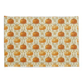 Damask Pumpkin Pattern Kussensloop Set (Achterkant-Rechts)