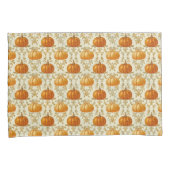 Damask Pumpkin Pattern Kussensloop Set (Voorkant-Rechts)