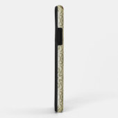 Damask Red Gold Black Stripes Case-Mate iPhone Case (Achterkant/rechts)