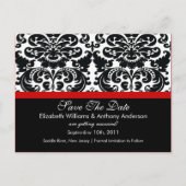 Damask Red het BRIEFKAART! Aankondigingskaart (Voorkant)