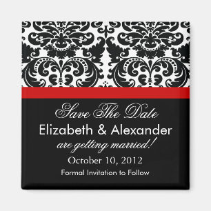 Damask Red slaat de datum magneet op