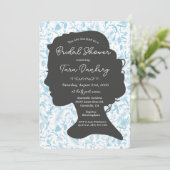  Damask Regency Era Vrijgezellenfeest Kaart (Staand voorkant)