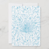  Damask Regency Era Vrijgezellenfeest Kaart (Achterkant)