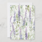  Damask Regency Era Vrijgezellenfeest Kaart (Achterkant)