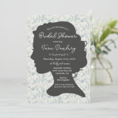  Damask Regency Era Vrijgezellenfeest Kaart (Staand voorkant)