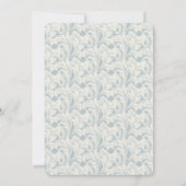  Damask Regency Era Vrijgezellenfeest Kaart (Achterkant)