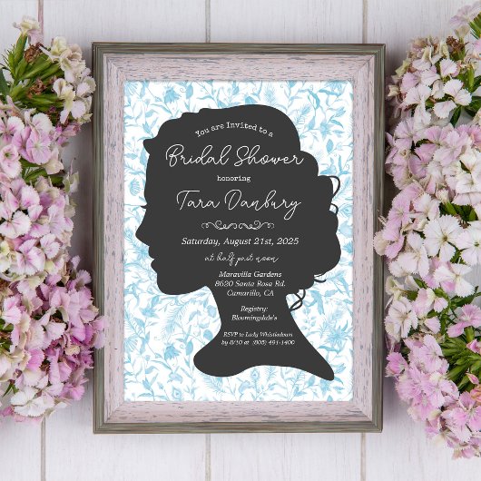  Damask Regency Era Vrijgezellenfeest Kaart