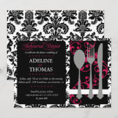 Damask repesisal Dinner : Uitnodiging (Voorkant / Achterkant)